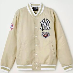 New Era New York Yankees Logo Satin Jacket - Men's XL ~ *NEW* 2009 Champ MLB